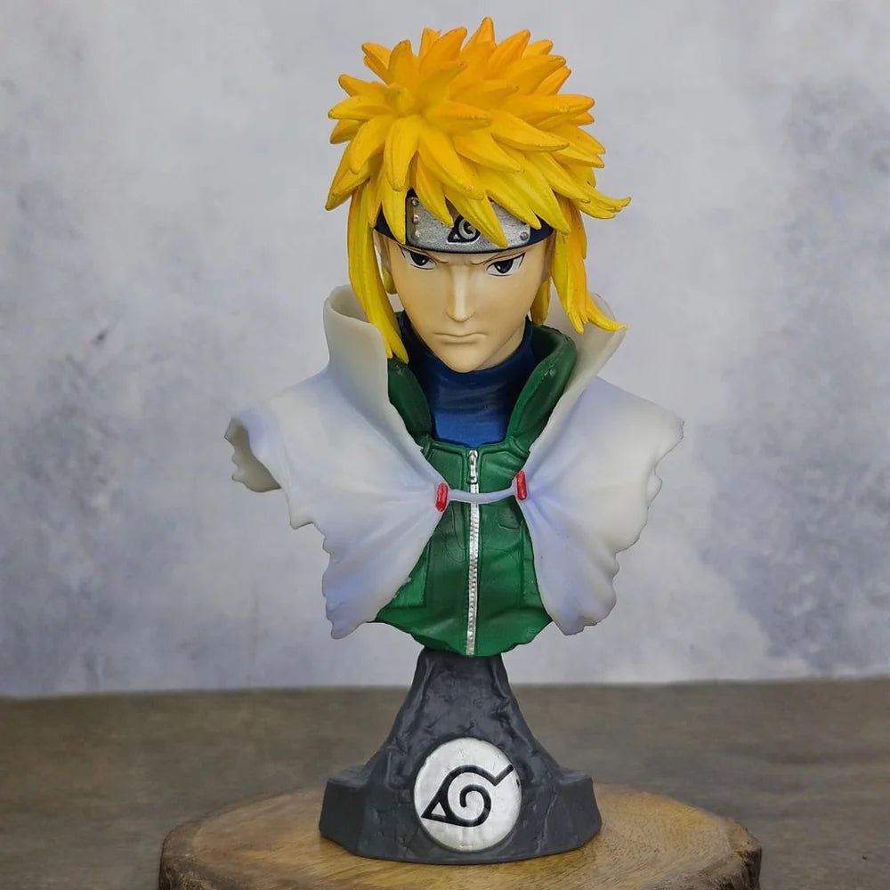 Minato Namikaze Bust Figure – Anime Collectible Statue (Leaf Hokage Edition)