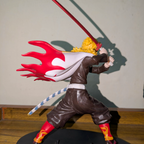 Kyojuro Rengoku Combo Set – Rengoku Action Figure + Wooden Katana