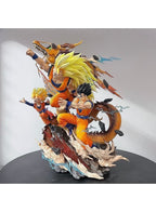 Goku Super Saiyan Action Figure Set – Dragon Ball Z Shenron Edition (27.5cm Premium Statue)