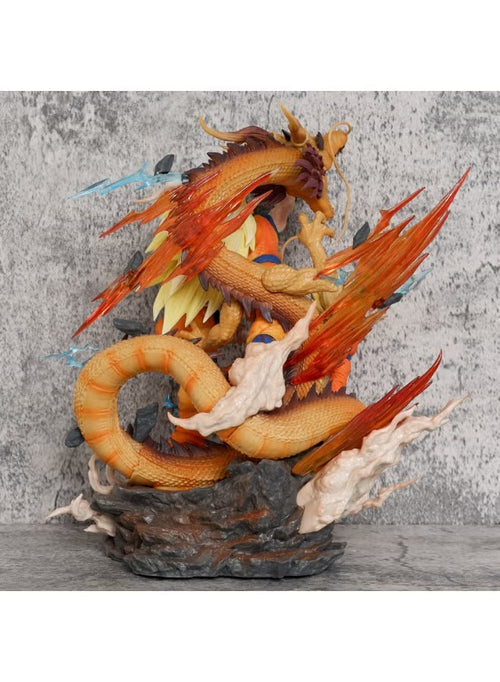 Goku Super Saiyan Action Figure Set – Dragon Ball Z Shenron Edition (27.5cm Premium Statue)