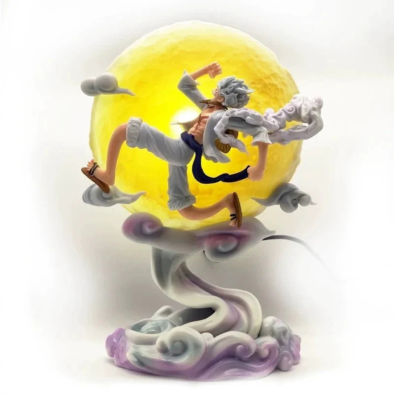 Monkey D. Luffy Gear 5 Action Figure – Premium Anime Collectible Statue (Sun God Nika Edition)