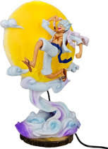 Monkey D. Luffy Gear 5 Action Figure – Premium Anime Collectible Statue (Sun God Nika Edition)