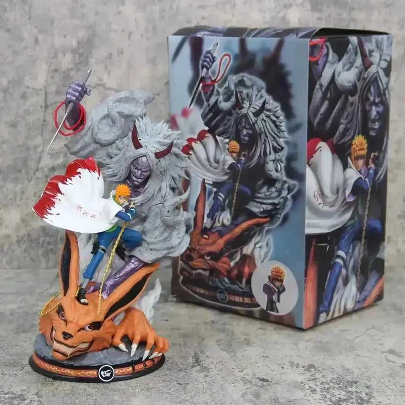 Minato Namikaze vs Kurama Battle Statue – Naruto Premium Anime Collectible (Hokage Edition)